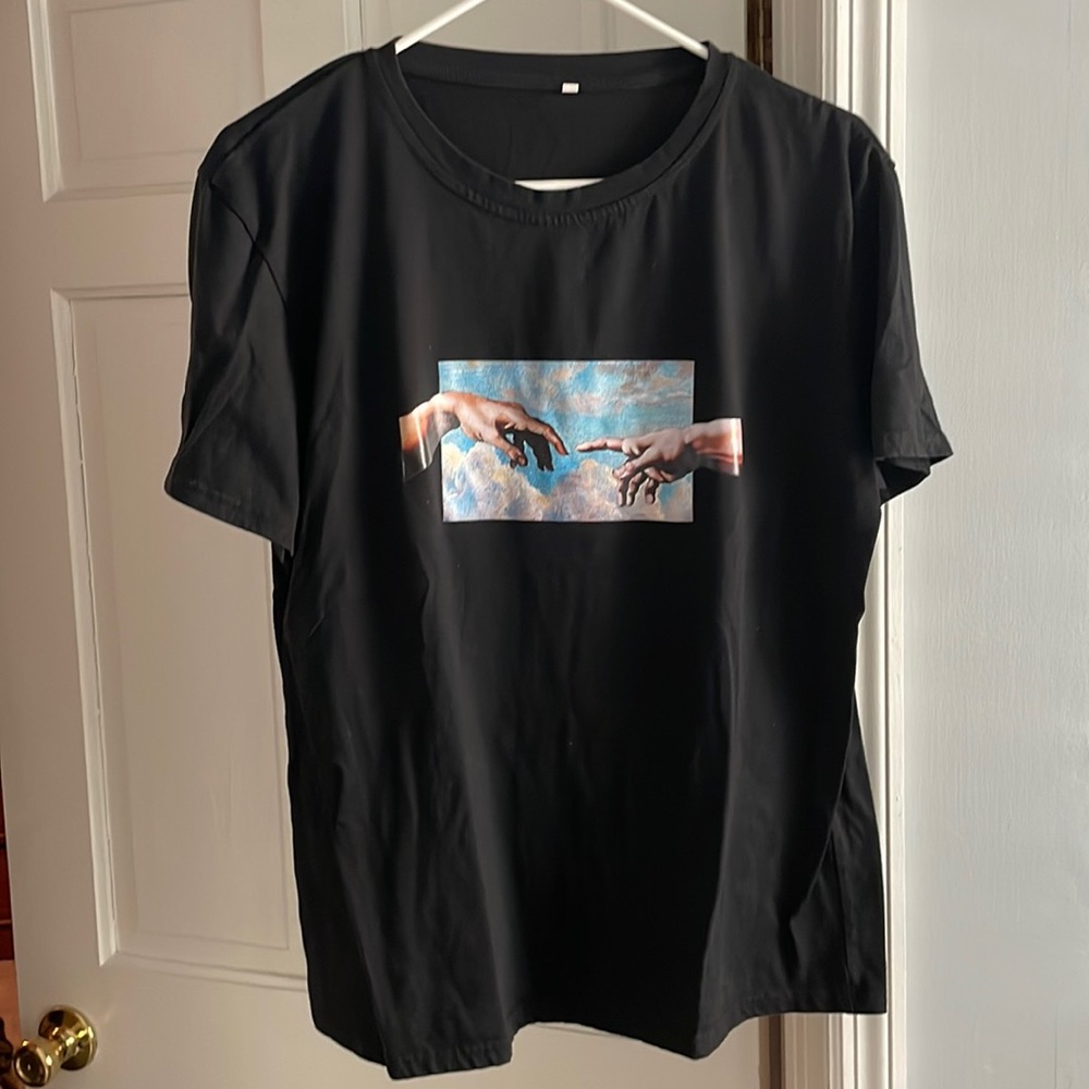 Michelangelo “Hands of God” painting tee